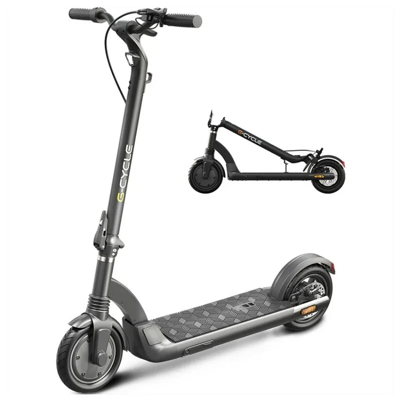 Electric Scooter G-CYCLE L85 650W Motor 30km Long Range 8.5'' Air Tires Rear Suspension Dual Braking System Foldable