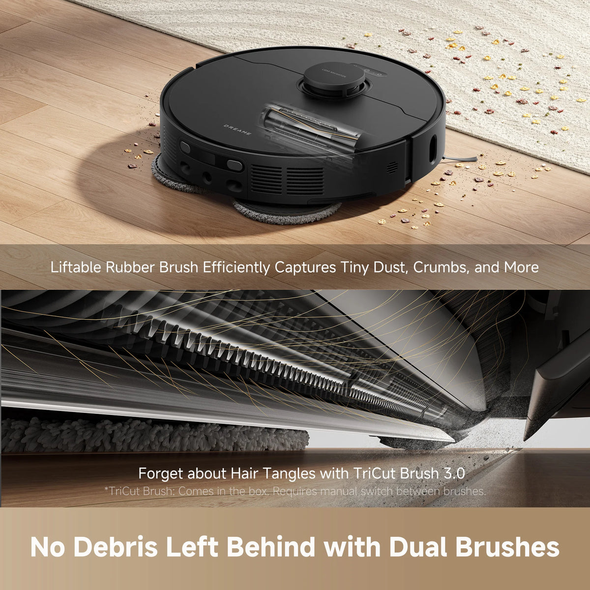 Dreame X50 Ultra with Self-Cleaning All in One Robot Vacuum and Mop