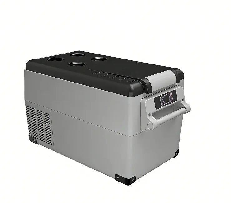 EKOJUCE 12 Volt Refrigerator, 37QT Electric Cooler, 12V Cooler -4℉~68℉, for Camping, Travel, Truck, Home