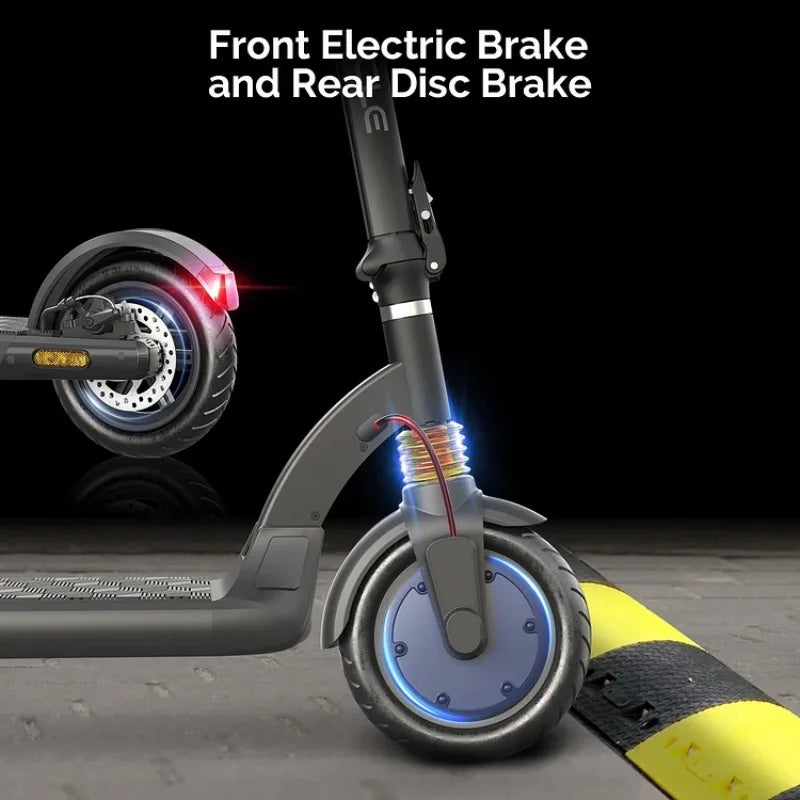 Electric Scooter G-CYCLE L85 650W Motor 30km Long Range 8.5'' Air Tires Rear Suspension Dual Braking System Foldable