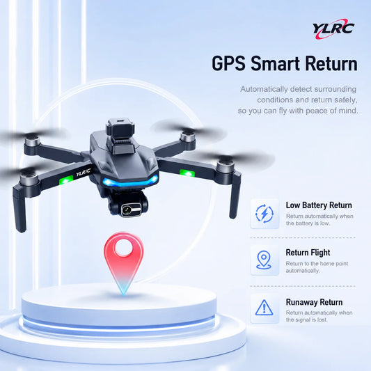 ZNLYRION S135 Drone with GPS Auto Return 8K HD Camera 360° Obstacle Avoidance, 5G WIFI FPV Brushless Motor