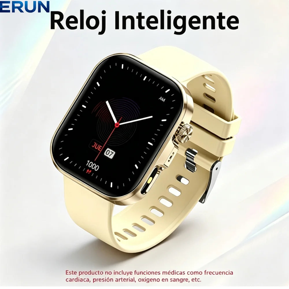 Smartwatch, Full Touchscreen, 2.01-Inch Ultra-Large Screen HD Display, Multiple Sports Modes, Flashlight, Calling, Clock, Men's Watch, Women's Watch, Ideal for Christmas Humor, Novelty, Fun Gift, Father's Day Present, New Yea