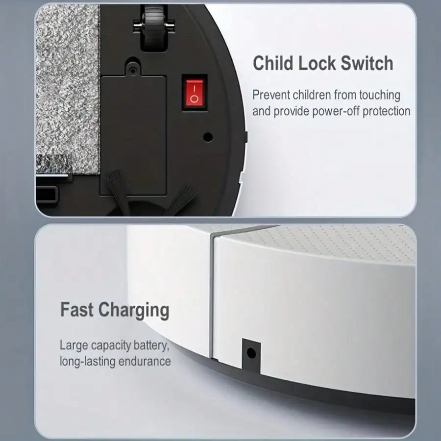This Robotic Vacuum Cleaner And Mop Combo Is Suitable For Both Wet And Dry Cleaning, Offers Multiple Cleaning Modes, And Is A 3-In-1 Robot Vacuum Cleaner With Automatic Charging.
