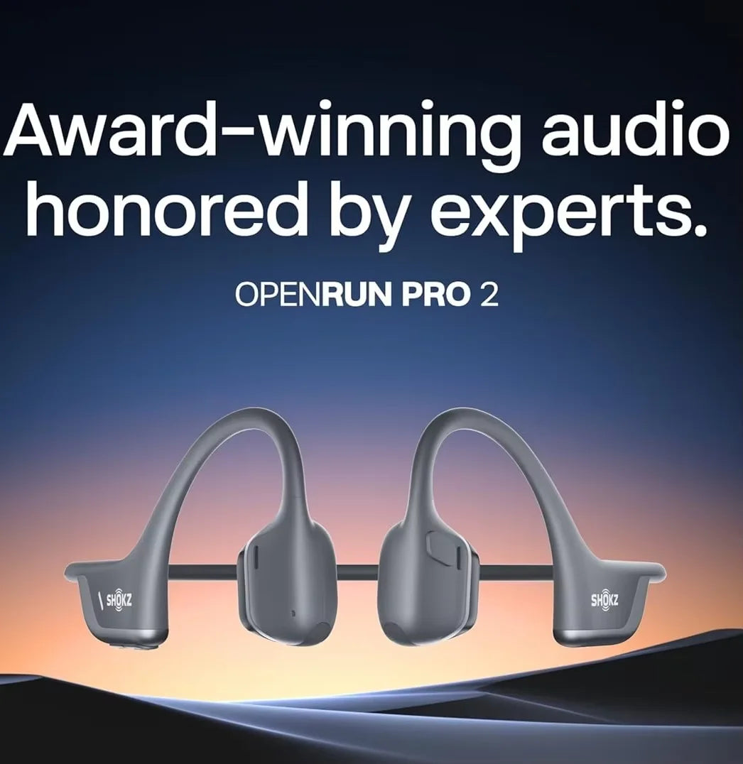 SHOKZ OpenRun Pro 2 S820/S821 Sports Headphones Open Ear Earphones Bluetooth 5.3 Noise Cancelling Microphone IP55 Waterproof