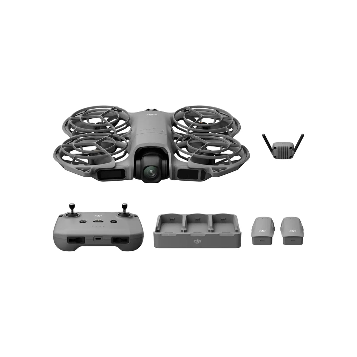 DJI Neo 2 Fly More Combo Drones With a Camera and Optional Accessories Drone 4k Professional Palm Takeoff & Gesture Control, ActiveTrack for Cycling, Omnidirectional Obstacle Avoidance