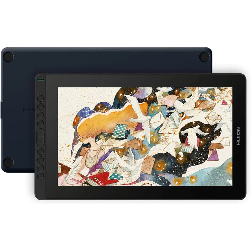 HUION Kamvas 16(2021) Graphics Drawing Monitor Battery-free Digital Pen Tablet For Windows/MAC And Android 120%s RGB
