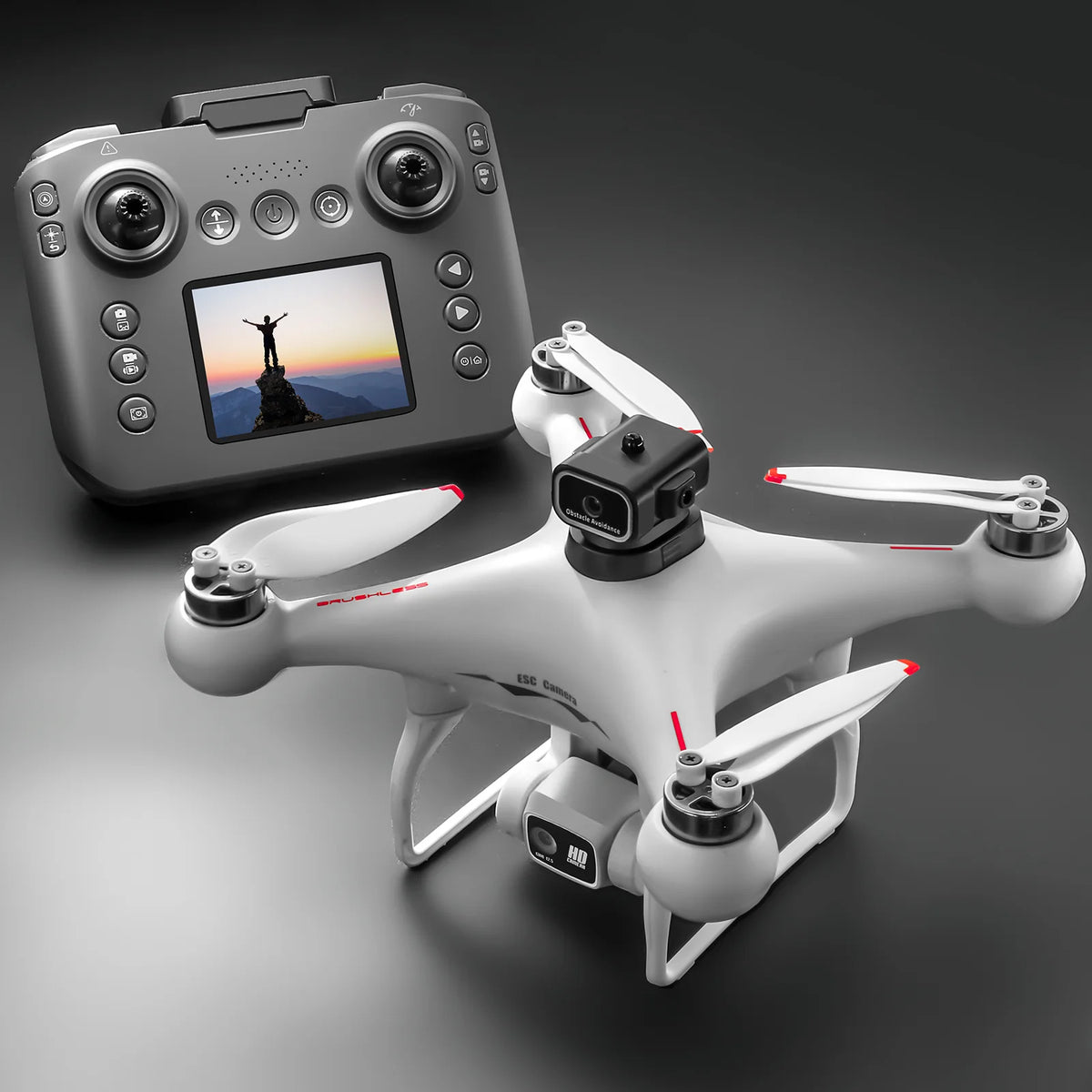ZNLYRION S116 RC Drone Brushless Motor Long Flight Time WIFI Real Time Image Transmission Carry Bag Included
