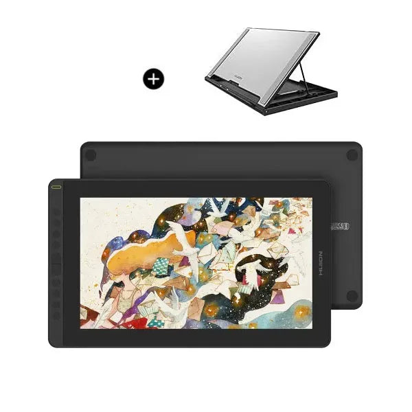 HUION Kamvas 16(2021) Graphics Drawing Monitor Battery-free Digital Pen Tablet For Windows/MAC And Android 120%s RGB