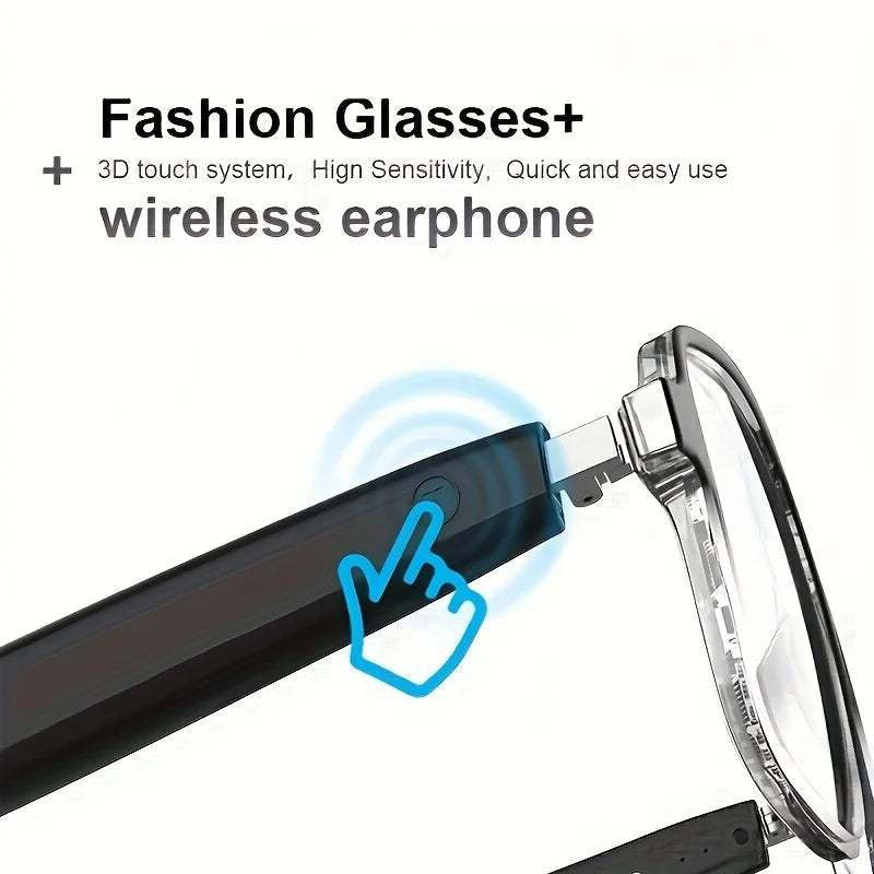 Shuangqiao Wireless Smart Glasses with Photochromic Lenses, Blue Light and UV Protection Sunglasses - Listen to Music / Answer Calls / Voice Assistant