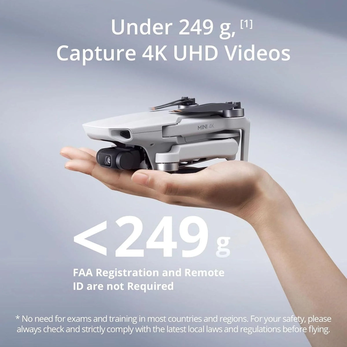 DJI Mini 4K Drones with a Camera | Drone 4K Professional Imaging Ultra-Light 4K 30FPS 3-Axis Gimbal 31Mins Flight 10KM Transmission 3 Batteries