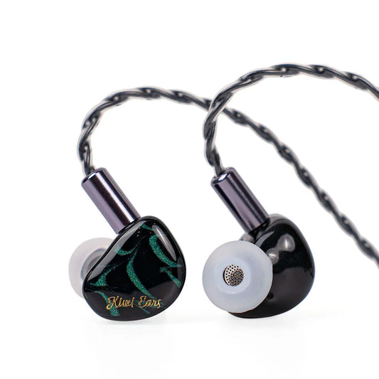Kiwi Ears Cadenza 10mm Beryllium Dynamic Driver IEM 3D Printed with 0.78 2pin 3.5mm Detachable Interchangeable Plug IEM Cable