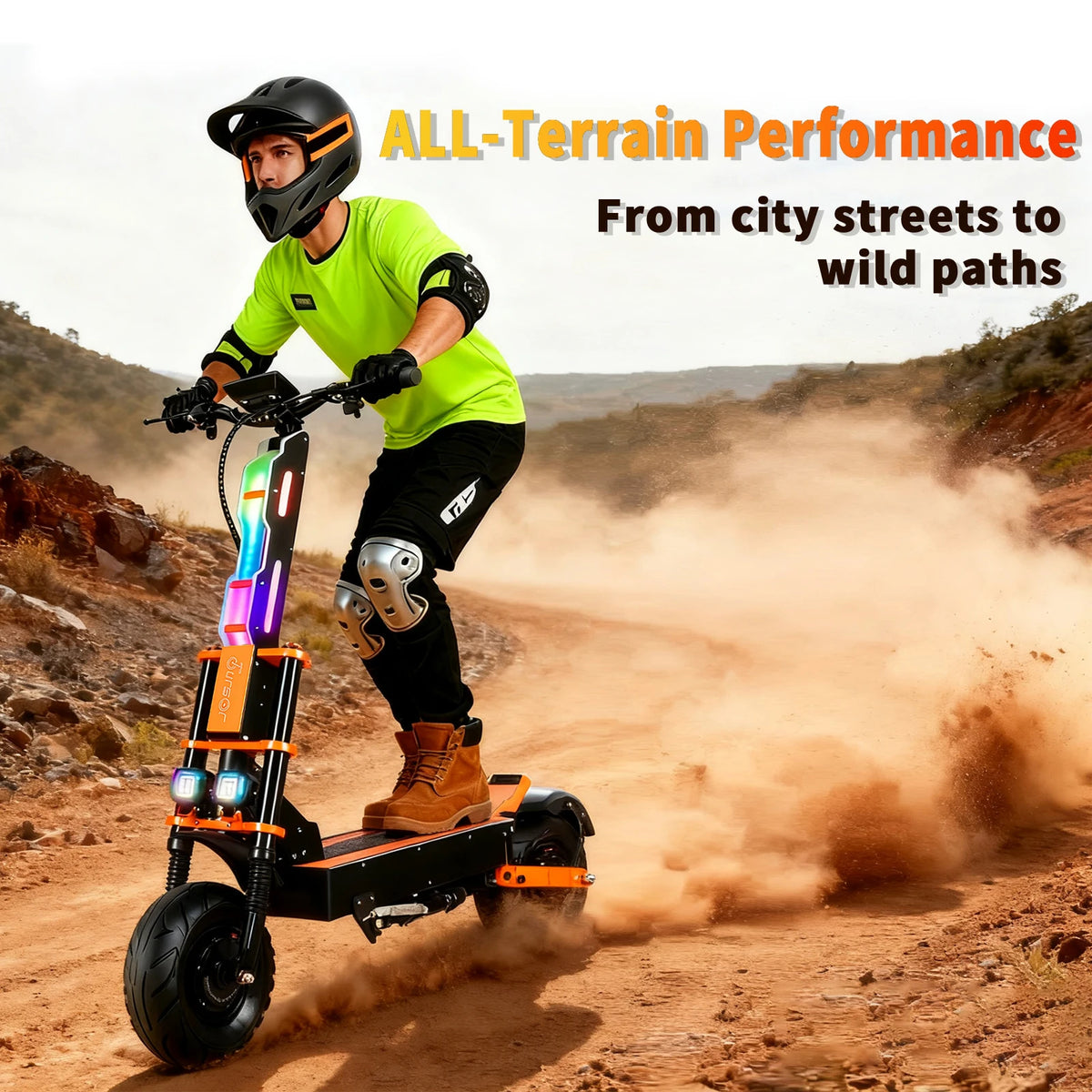 Toursor X8P Electric Scooter 60V 40Ah 10000W Dual Power 60MPH with LCD Lights (No additional off-road tires are provided in the US region)