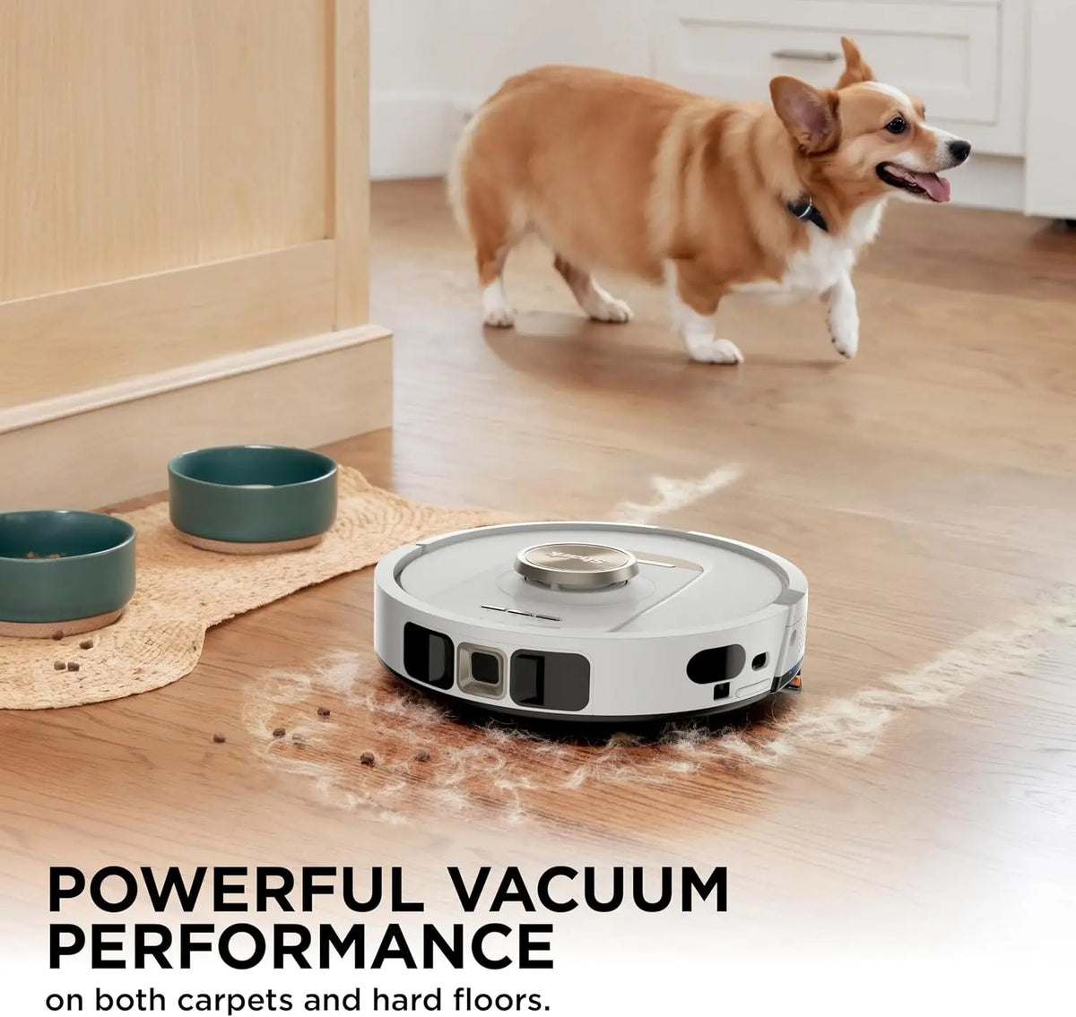Robot Vacuum and Mop Combo, White, 60-Day Self-Emptying