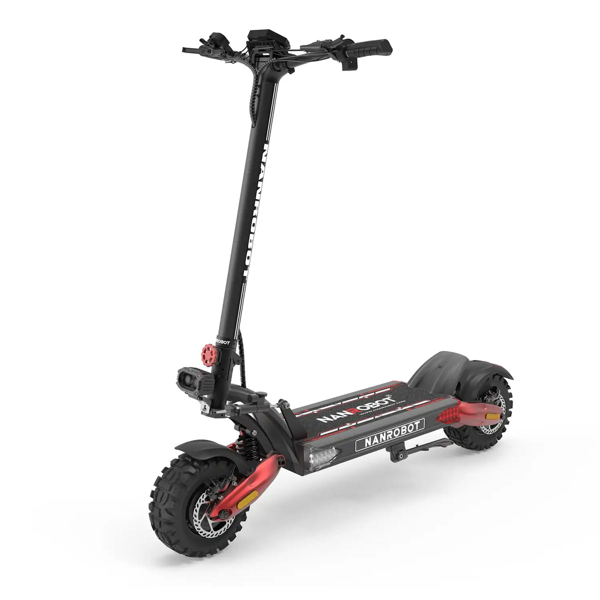 NANROBOT LS7+ Adult Electric Scooter - Fast 75mph Off-Road E-Scooter, Foldable Waterproof 6000W Dual Motor E-Scooter with Suspension, 300-Pound Load Capacity, 45-85 Mile Range, Dual Hydraulic Brakes