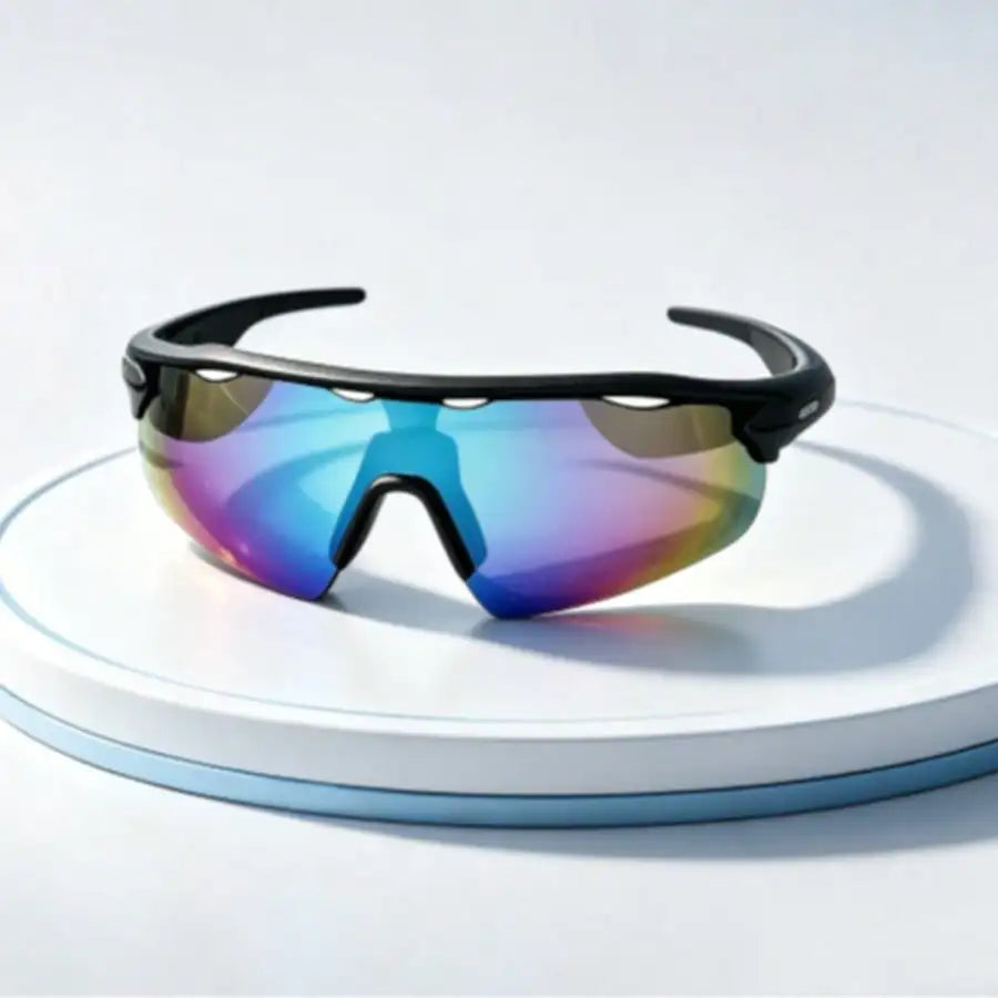 Open-Ear Audio Smart Cycling Sunglasses, Polarized UV400 Sports Glasses with Bluetooth Speaker for Outdoor Riding Fishing