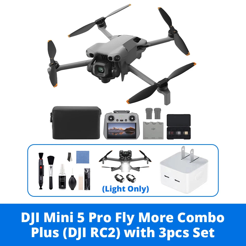 DJI Drone with RC-N3 Remote Controller | Drones with a Camera 4K Professional Imaging | Optional Accessories | Long Flight Time 360° Obstacle Sensing