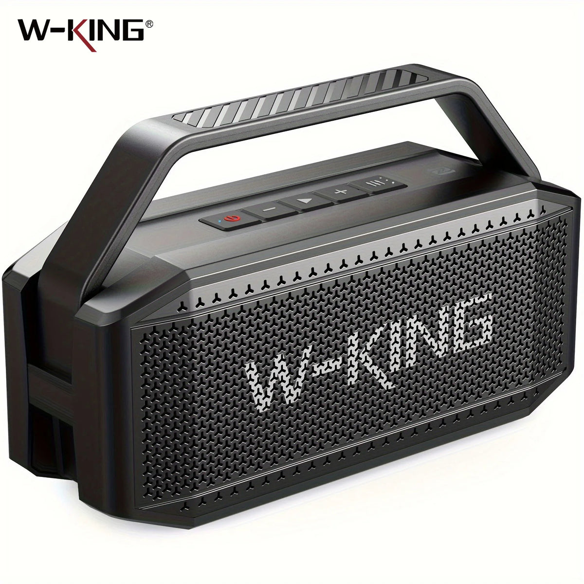 W-KING D9-1 100W Peak 60W RMS Deep Bass Bluetooth Speaker, IPX6 Portable Waterproof Loud Bluetooth Speakers Wireless with Subwoofer - Boltvibewarehouse