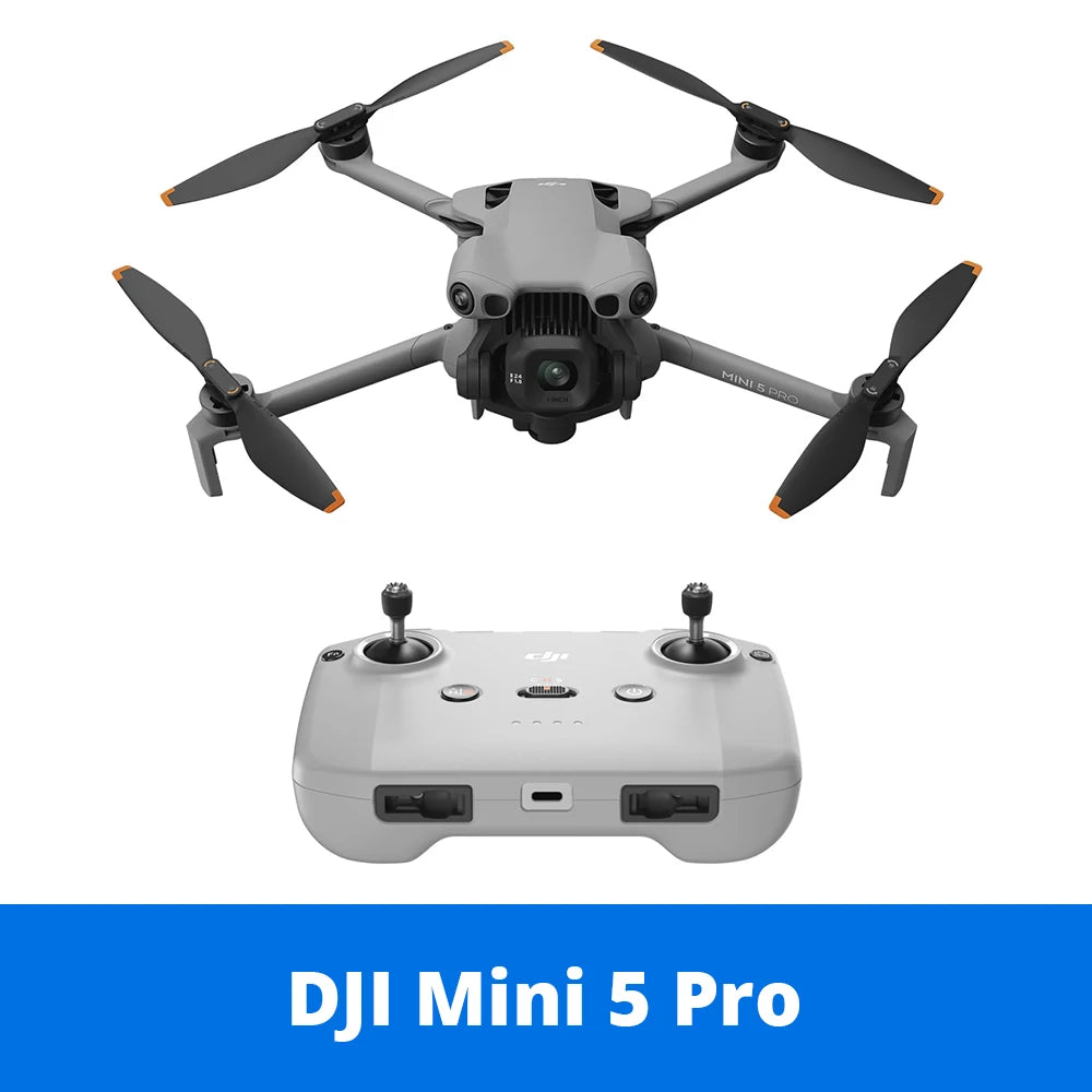 DJI Mini 5 Pro Fly More Combo with DJI RC-N3 Remote Controller Drones with a Camera & 1-Inch CMOS 4K Professional Imaging ActiveTrack 360°Drone for Beginners Travel Vlog