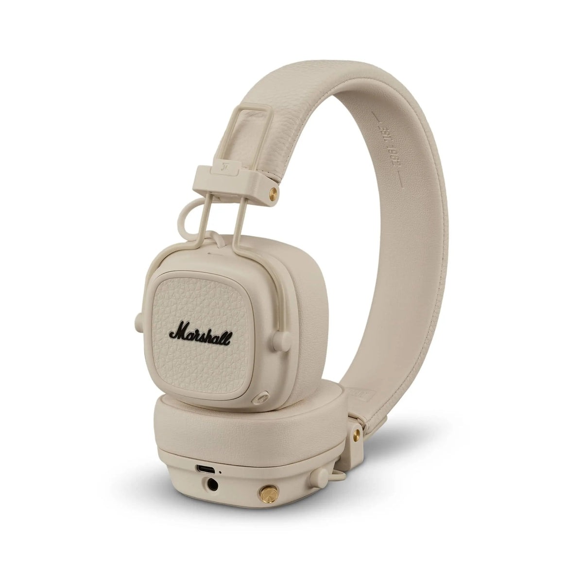 Marshall Major V Wireless On-Ear Bluetooth Headphones , 100+ Hours Playtime, Bluetooth 5.3, Wireless Charging, 40mm Dynamic Drivers, 3.5mm Audio, Built-in Mic, Foldable Design, M-Button, Multipoint USB-C, EQ