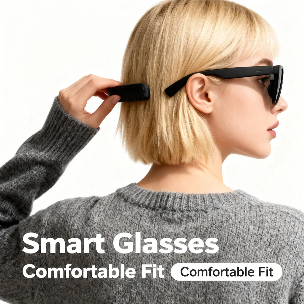 New D11 Smart Glasses Wireless Speaker Hands-Free Headphones Motion Stereo Calling Music Play Bluetooth With Microphone Glasses