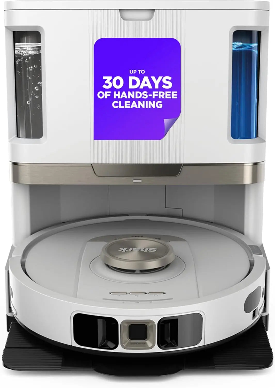 Robot Vacuum and Mop Combo, White, 60-Day Self-Emptying
