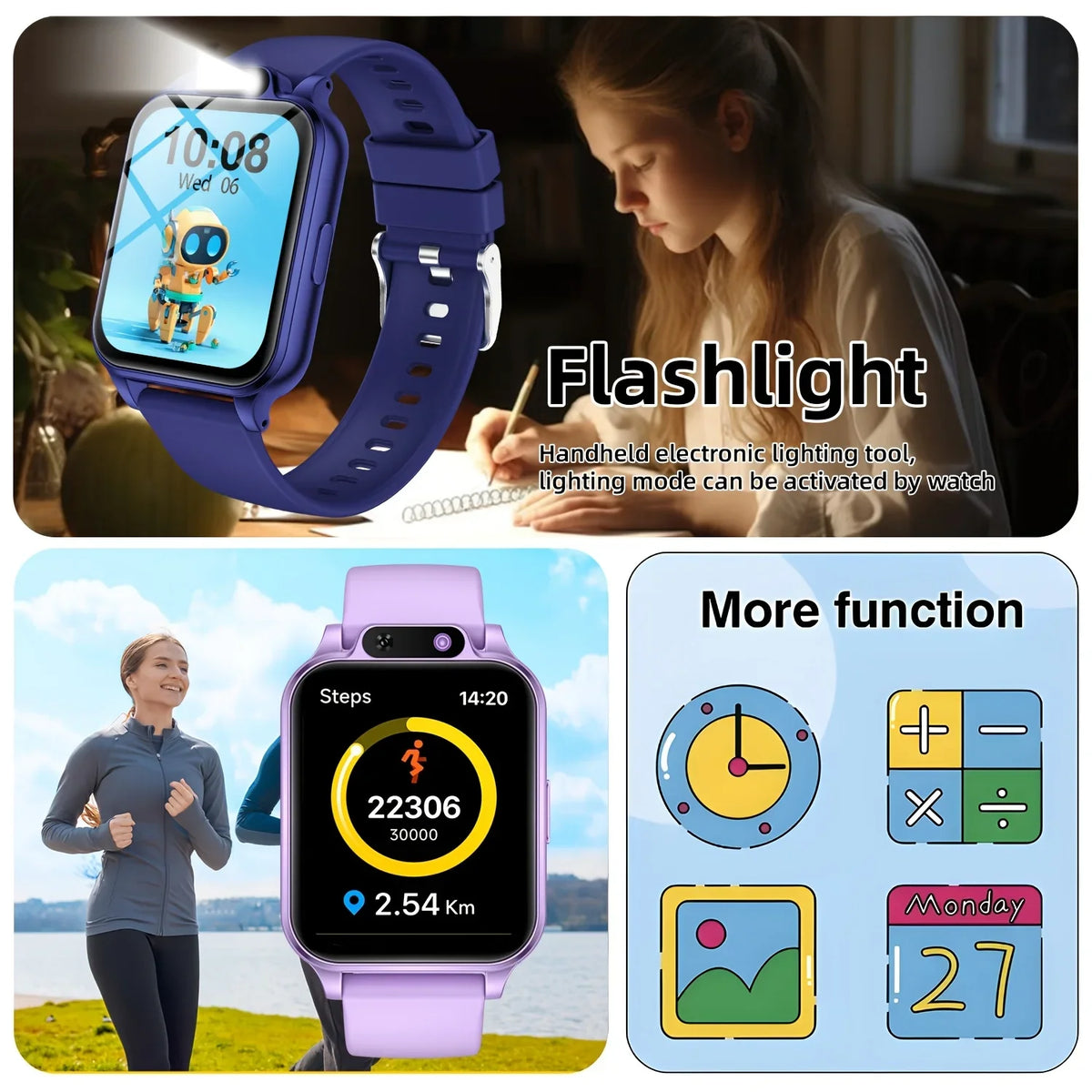 HOT 1.83-inch Full-Screen Touch Sports Smartwatch, Suitable for Men and Women, Outdoor Sports Smartwatch with Wireless Calling/Message Alerts/Multiple Sports Modes, Multi-functional Phone Answering/Dialing with Message Remind