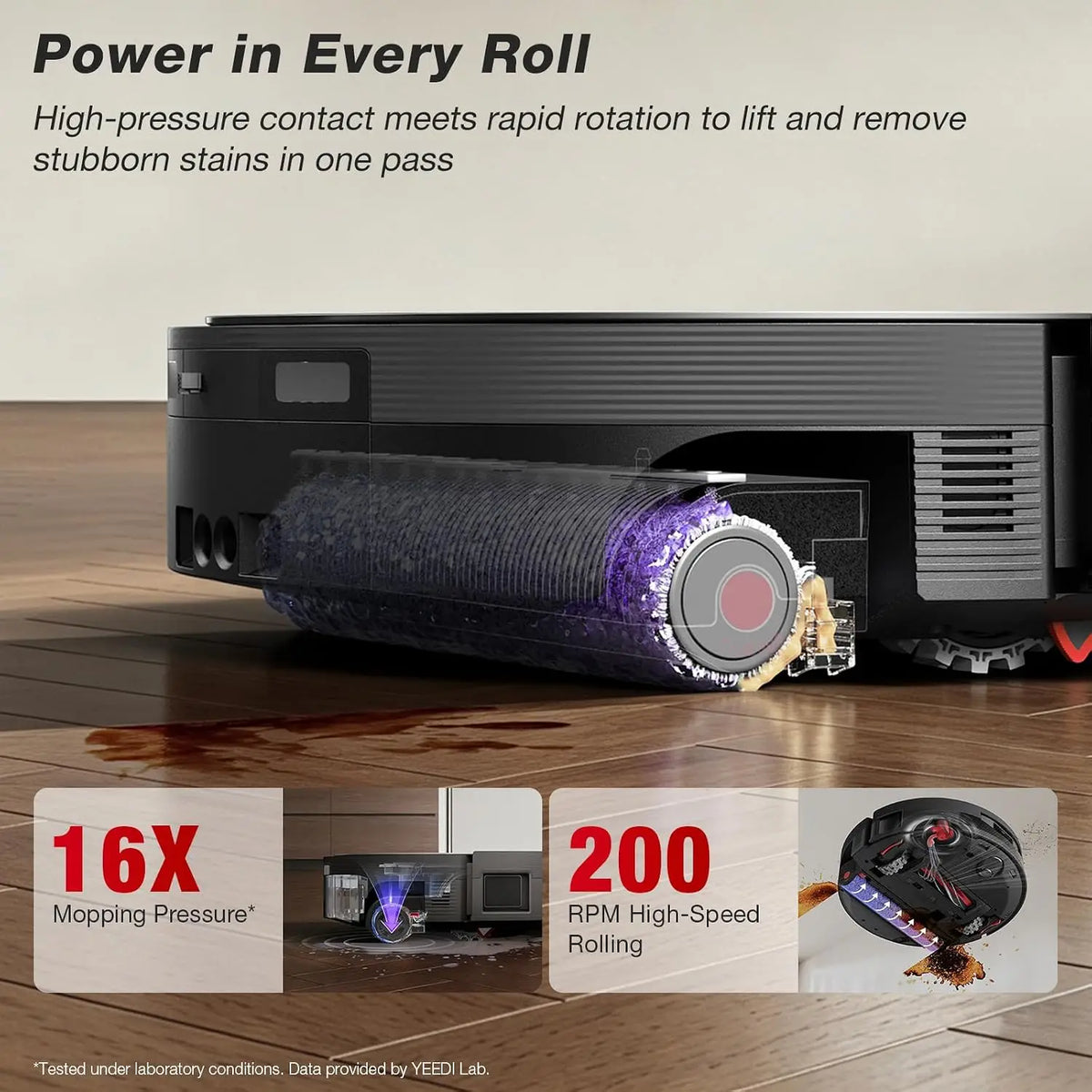 Robot Vacuum with Pre-Spray Cleaning Function, Advanced Robotic Floor Cleaner