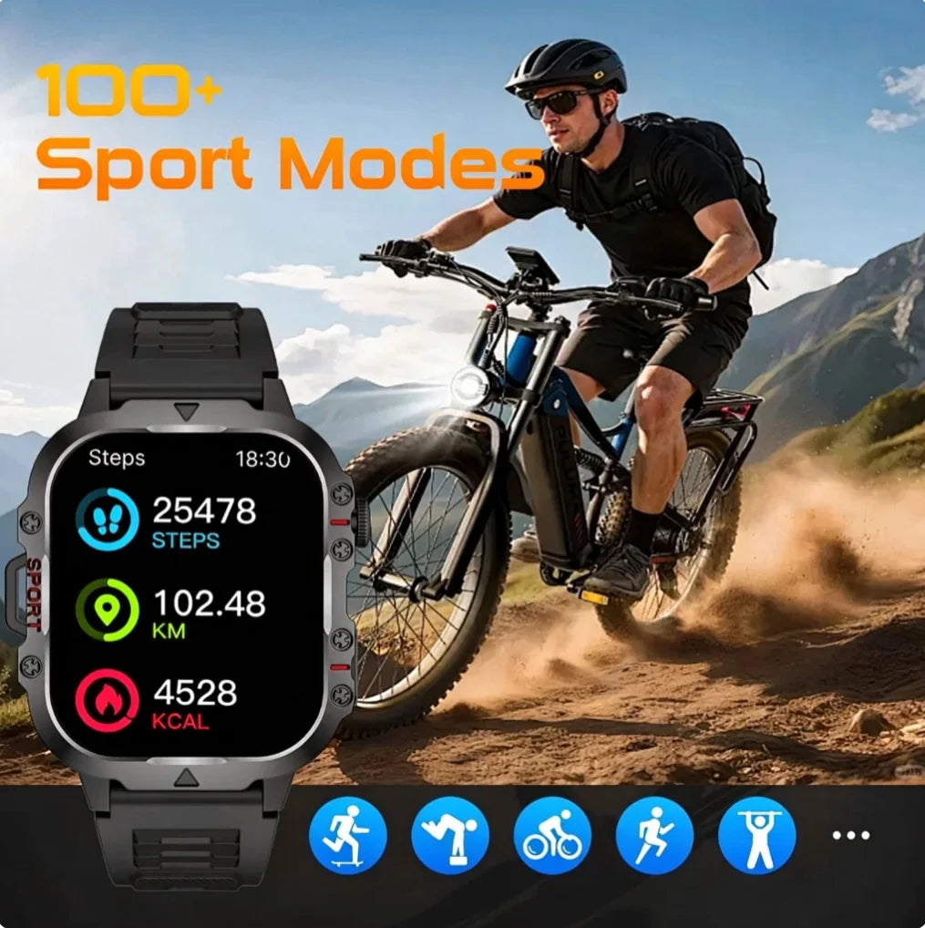 2026 New Smart Watch, Supports Calling | Unisex | Text Messaging | Multiple Sports Modes | Remote Camera Control | Fitness Tracker, Compatible with Iphone And Android, USB Charging, Smart Connectivity, Clear Screen Display, I