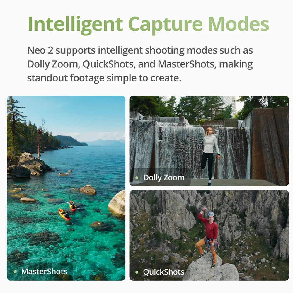 DJI Neo 2 Fly More Combo Drones with a Camera & 3 Batteries Charging Hub Optional Accessory Kit 151g 4K 100FPS Slow Motion Omnidirectional Obstacle Sensing