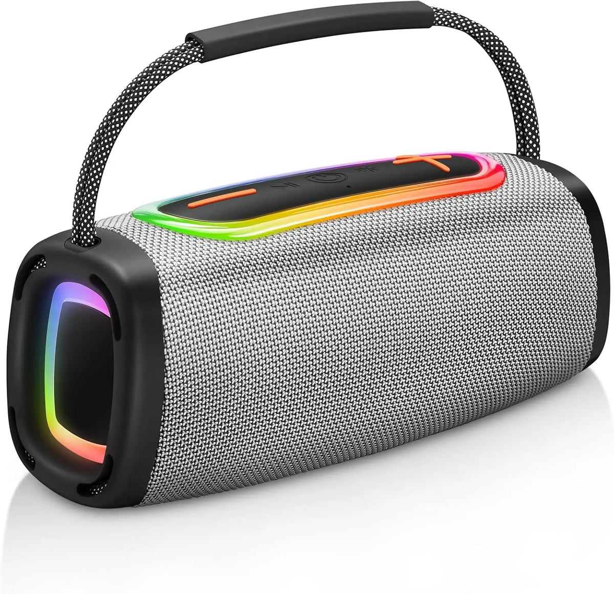 RGB Lights Portable Bluetooth Speaker, IPX7 Waterproof, 24H Playtime, Bluetooth 5.3, Outdoor Wireless Speaker with Hands-Free Mic. - Boltvibewarehouse