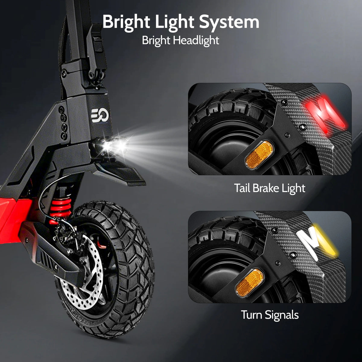 EOEOTWO Electric Scooter, Up to 28 MPH, Long Rang, Dual Suspension & Braking System, Fast Charging, Scooter for Adults, UL Certified