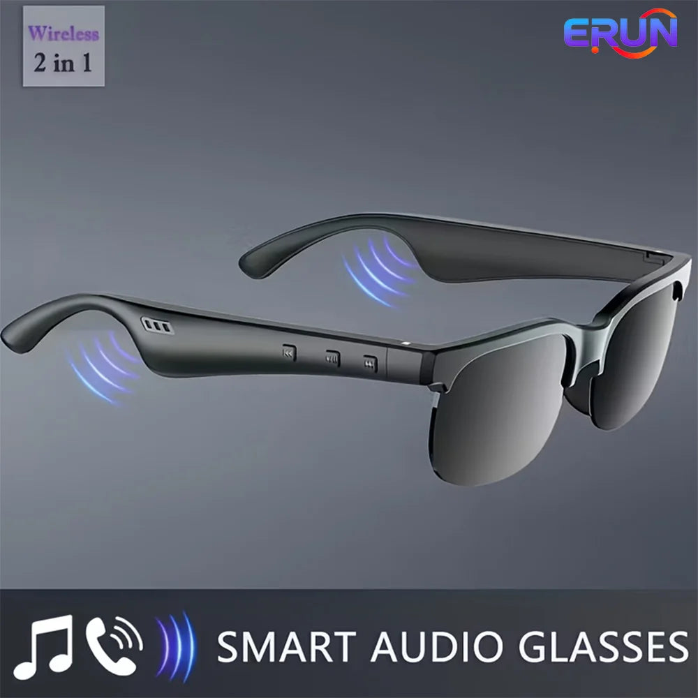 Smart Glasses with Wireless HIFI Headphones, Dual Speaker, Touch Control, Rechargeable Lithium Battery, USB Type-C Charging, Ideal for Music and Calls, Wireless Headphones|Modern Eyewear|Wireless Connectivity, Wireless Headph