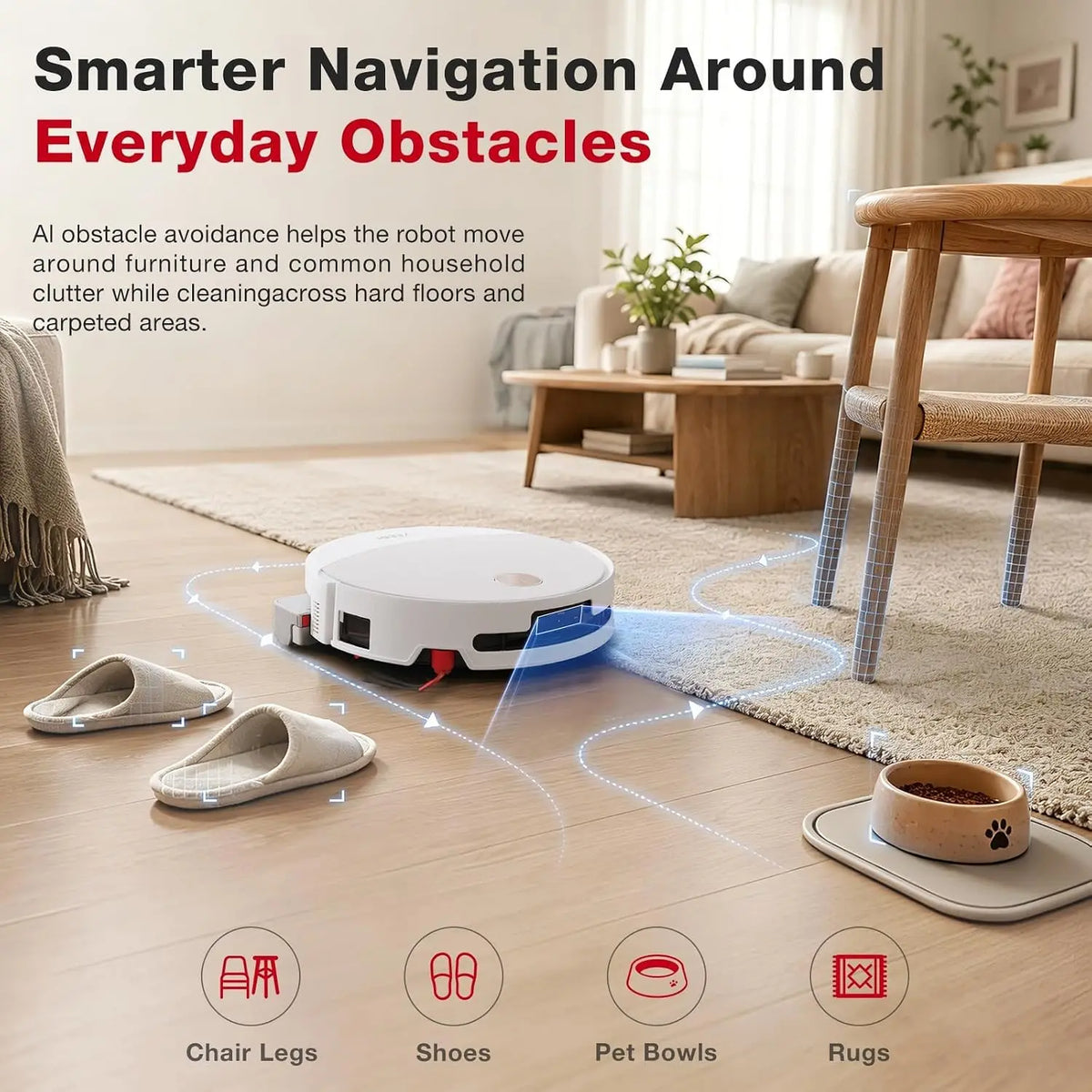 30000Pa Blast Suction Roller Mop Robot Vacuum