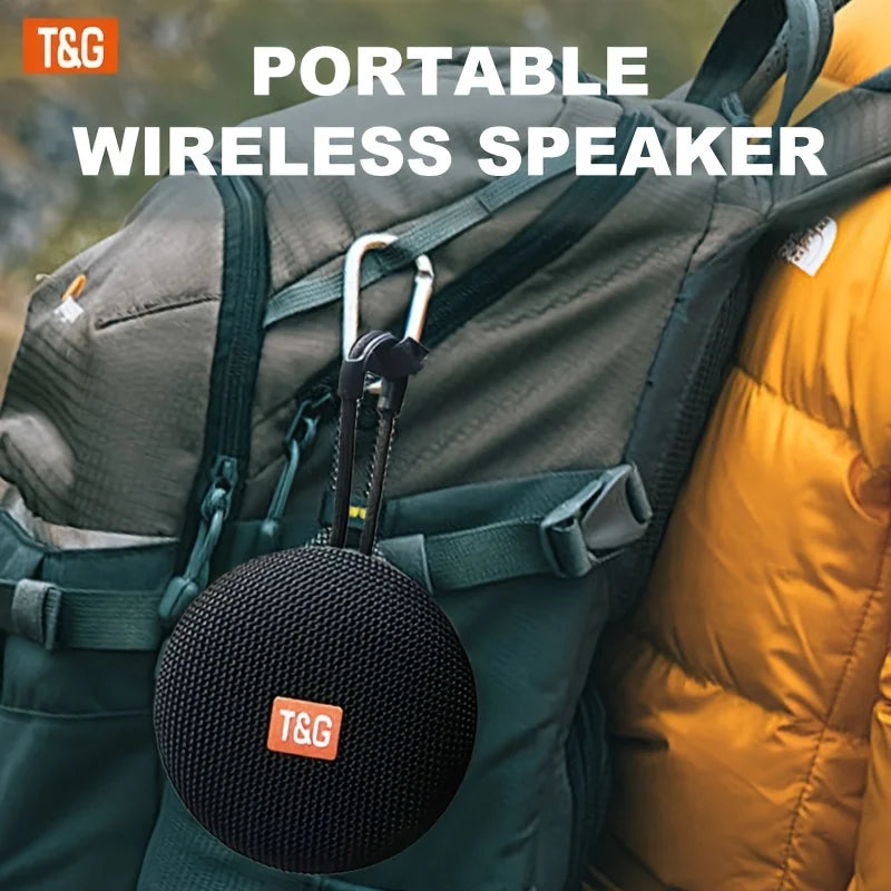 TG352 Bluetooth Speaker with Carry Rope, Bluetooth 5.3 Wireless Audio, USB Rechargeable, Hangs on Bags & Bicycles, Compatible with Phone/PC/Tablet, Great for Travel, Party, Outdoor Use & Gift Giving - Boltvibewarehouse
