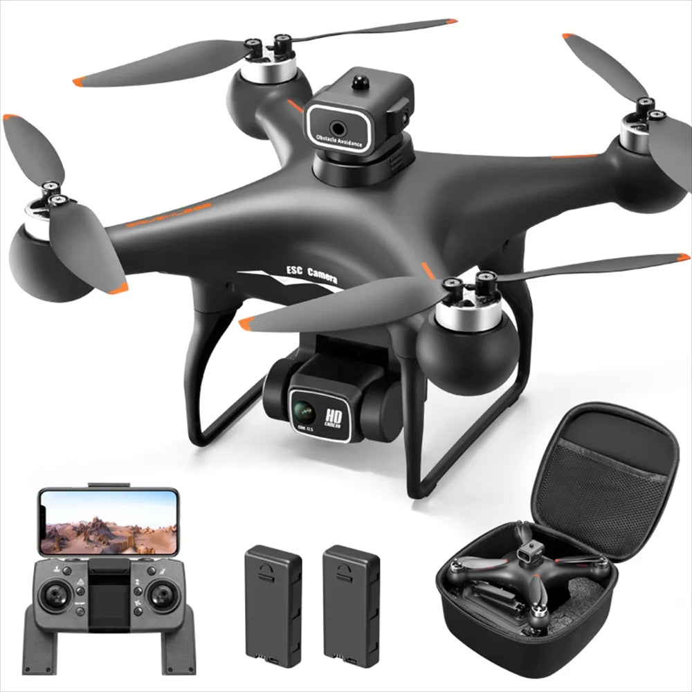 2026 Newest S116 MAX Brushless RC Drone with Dual Camera, WiFi FPV, Optical Flow Positioning, 360 Obstacle Avoidance, One Key Takeoff Landing, Altitude Hold, Foldable, Carry Bag Included, Long Flight Time, Gift for Adults