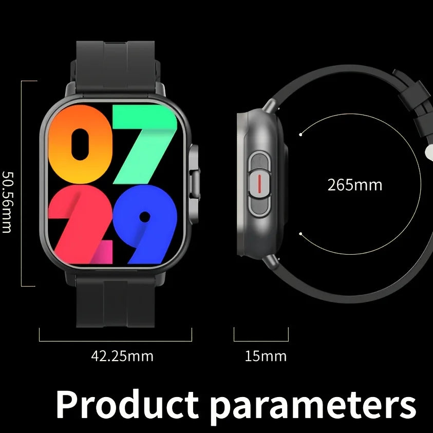 2-In-1 Smart Watch with Earbuds, HD Display, Wireless Calling/Sports Mode/Headphone Control And Connection/Weather Display/Nfc, Fashionable And Useful Smart Watch, Best Holiday Gift, Compatible with Android And Iphone