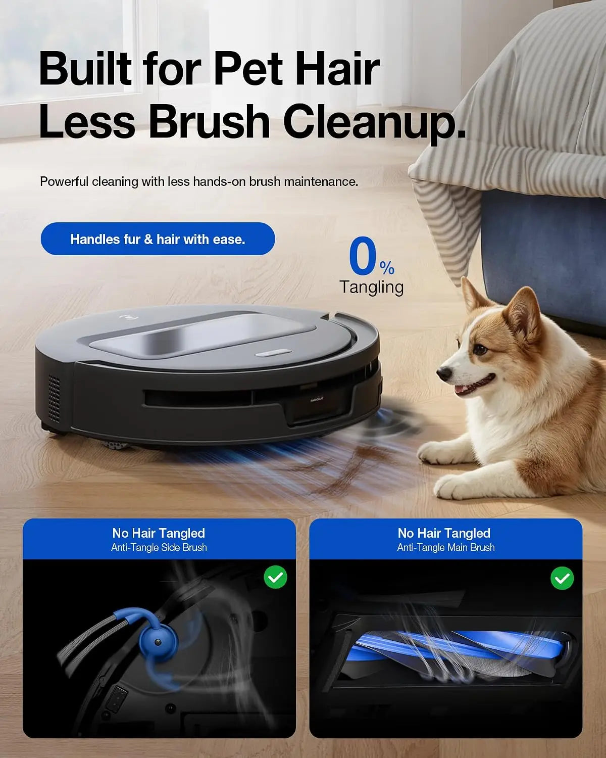 Robot Vacuum with OZMO Roller 3.0 Mopping System, 40000Pa Powerful Suction, Max Plus Series
