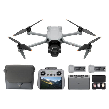DJI Air 3S Drone with RC 2/RC-N3 Remote Controller - Drone 4K Professional Imaging Dual Camera (1" CMOS & 1/1.3"), 4K/60fps HDR, Omnidirectional Obstacle Avoidance, O4 FHD Transmission for Professional Aerial Photography & Co
