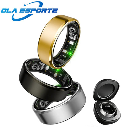 2026 Upgraded Smart Ring - Real-Time Health Monitoring, Steps, Distance, Exercise and Fitness, Sleep, Charging Case,Technological Fashion, Multiple Scenarios, Ideal Thanksgiving/Valentine'S Day/Christmas/New Year Gifts