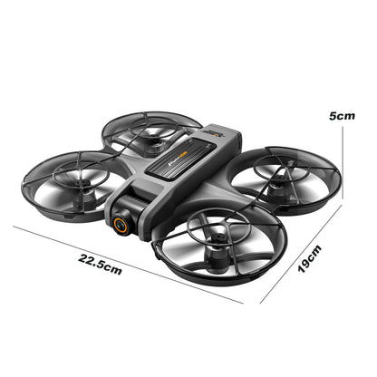 ZNLYRION 8K RC Drone S156 Dual Camera Quadcopter with 5.9-inch Screen Remote Brushless Motor Optical Flow Hovering 360° Protection WiFi FPV Remote Control Aircraft with Storage Bag 1 Battery