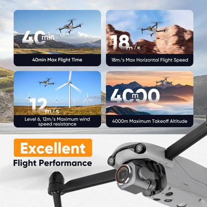 2026 Autel Robotics EVO Lite 6K Drone Enterprise Basic Combo with 1-inch CMOS Sensor, 20MP Camera, 6K Video, 40Mins Flight Time, 12KM FPV Transmission, SDK Supported, Industrial UAV