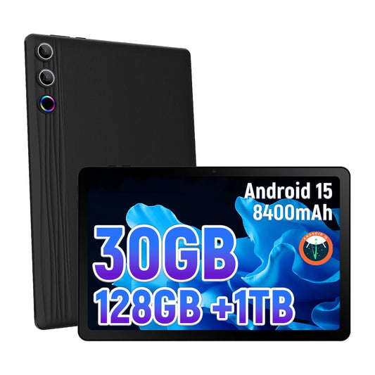 BUFO US Warehouse G9 11.45 Inch 2000*1200 HD Tablet PC Android 16 Widevine L1 for Prime Video Disney+ HBO 30GB(6GB+24GB Virtual) LPDDR5 UFS 128GB A733 Octa‑Core CPU 9660mAh Big Battery WiFi6 BT5.3 Gaming Tablet