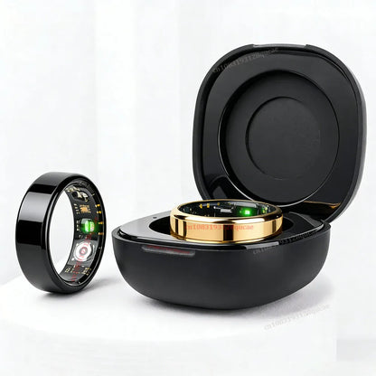 2026 Smart Ring Bluetooth Heart Rate Blood Oxygen Sleep Monitor 5ATM Waterproof Health Ring Fitness Tracker Ring Men Women For Android IOS Gift