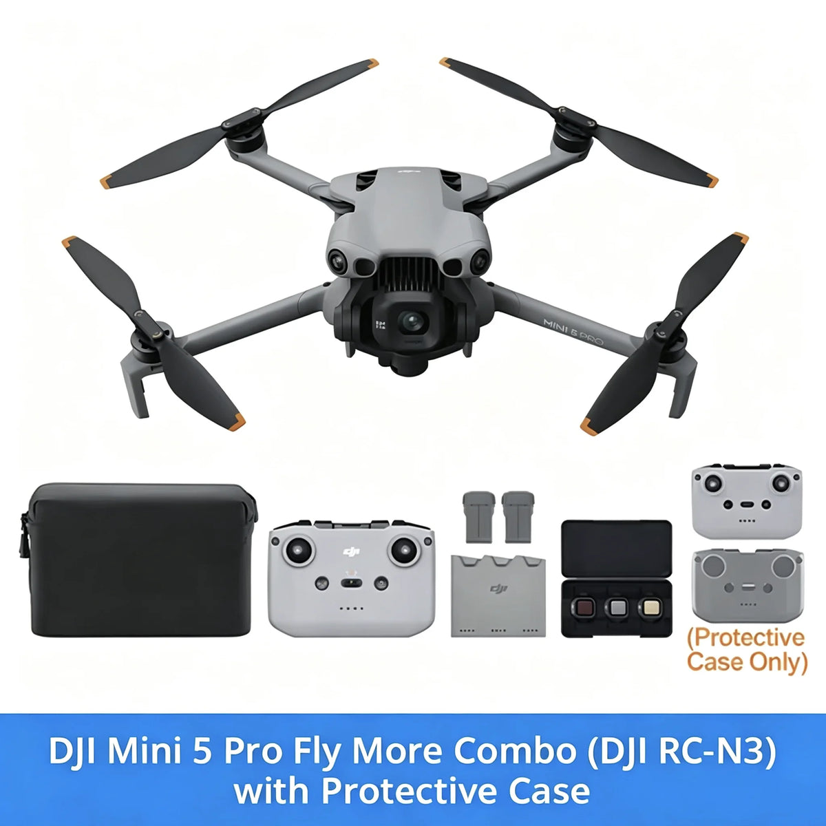 DJI Drone with RC-N3 Remote Controller | Drones with a Camera 4K Professional Imaging | Optional Accessories | Long Flight Time 360° Obstacle Sensing
