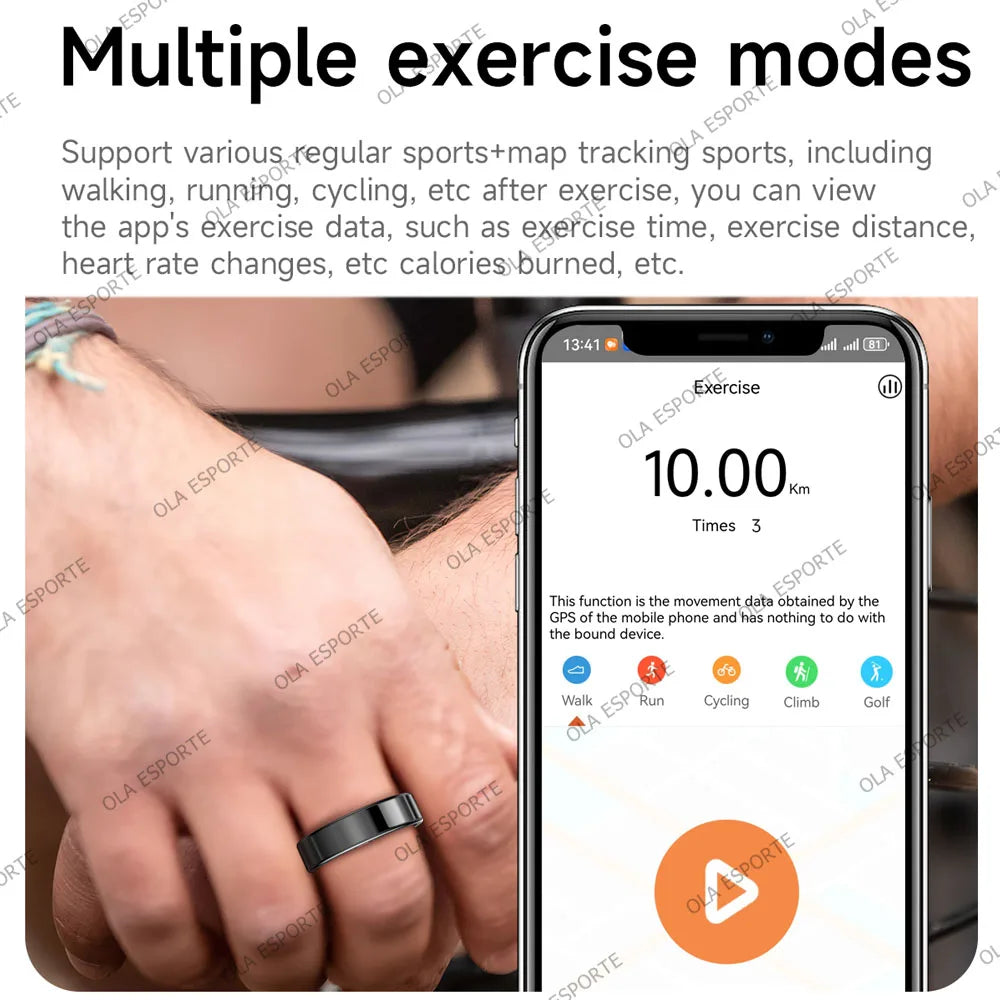 2026 Upgraded Smart Ring - Real-Time Health Monitoring, Steps, Distance, Exercise and Fitness, Sleep, Charging Case,Technological Fashion, Multiple Scenarios, Ideal Thanksgiving/Valentine'S Day/Christmas/New Year Gifts