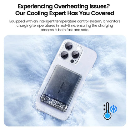 MOVESPEED S05Pro Magnetic Power Bank 5000mAh Wireless Portable External Battery with Stand for MagSafe PowerBank for iPhone 16