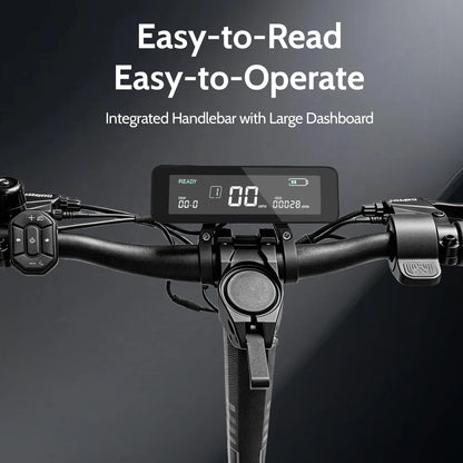 EOEOTWO Electric Scooter, Up to 28 MPH, Long Rang, Dual Suspension & Braking System, Fast Charging, Scooter for Adults, UL Certified