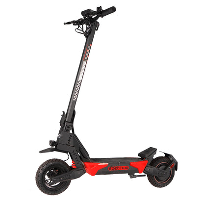 EOEOTWO Electric Scooter, Up to 28 MPH, Long Rang, Dual Suspension & Braking System, Fast Charging, Scooter for Adults, UL Certified