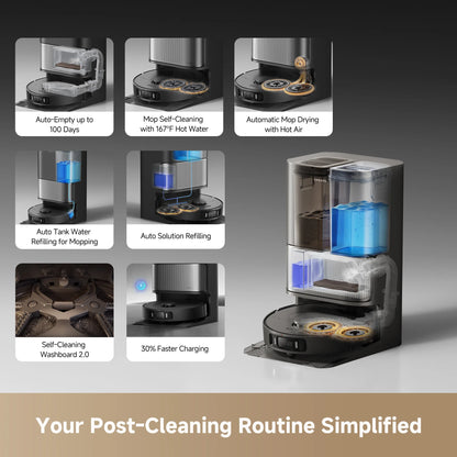 Dreame X50 Ultra with Self-Cleaning All in One Robot Vacuum and Mop