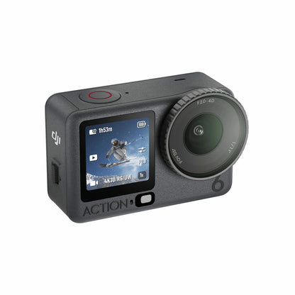 DJI Osmo Action 6 Standard Combo, 8K Waterproof Action Camera with 1/1.1" Square Sensor, Cold-Resistant, 4hrs Battery, 50GB Storage, Vlogging Camera